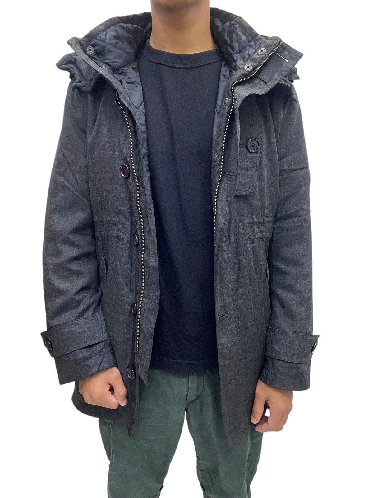 Burberry 🔥ICONIC BURBERRY BLACK LABEL PARKA TRENCH COAT Size US M / EU 48-50 / 2 - 11 Thumbnail