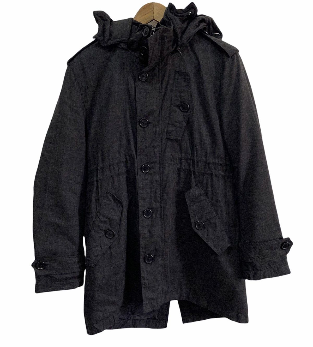 Burberry 🔥ICONIC BURBERRY BLACK LABEL PARKA TRENCH COAT Size US M / EU 48-50 / 2 - 2 Thumbnail