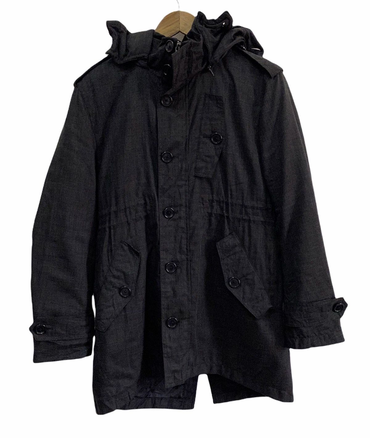 Burberry 🔥ICONIC BURBERRY BLACK LABEL PARKA TRENCH COAT Size US M / EU 48-50 / 2 - 1 Thumbnail