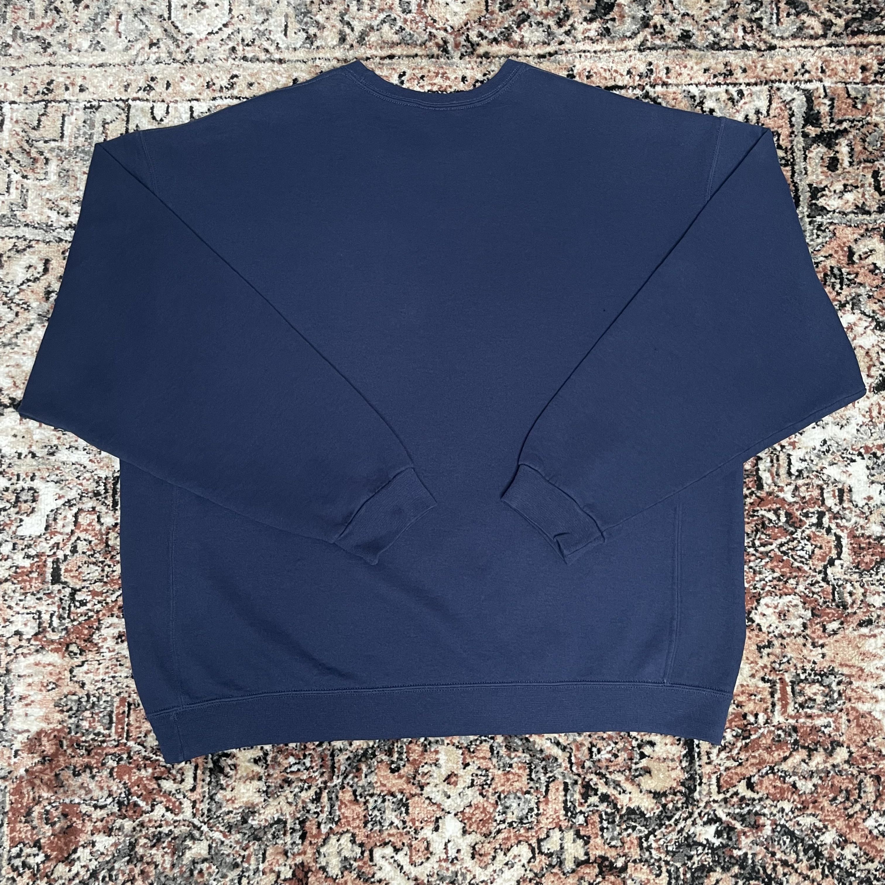 Russell Athletic Russell Navy Blue Crewneck Sweater Size US XXL / EU 58 / 5 - 6 Thumbnail