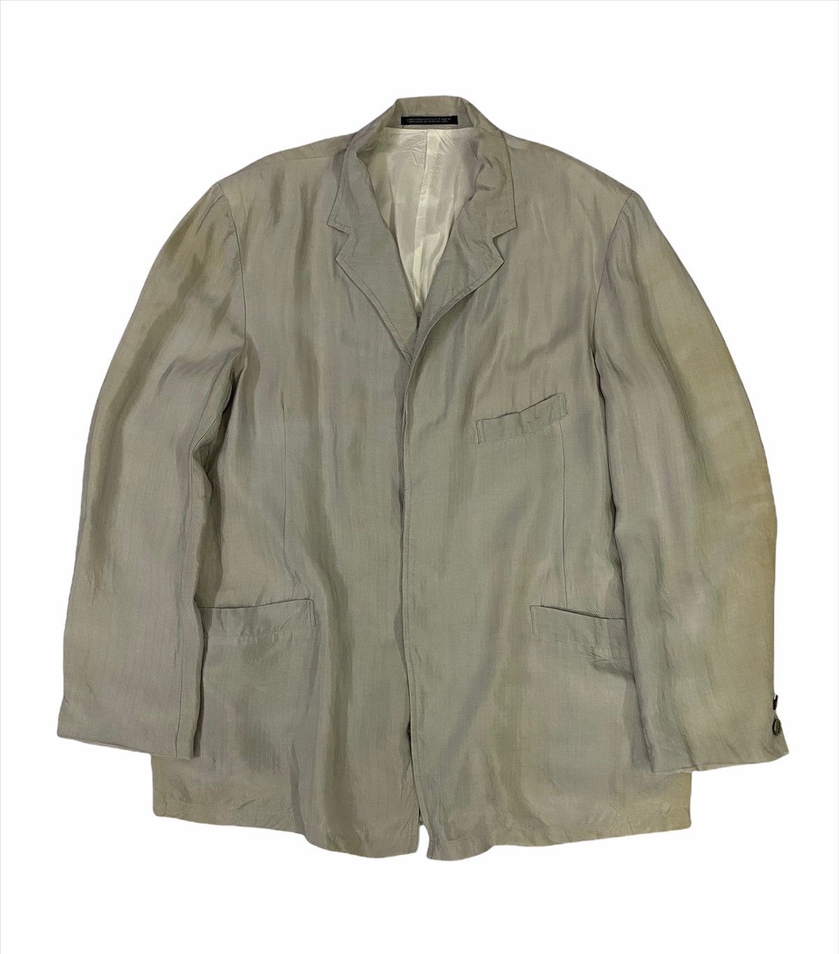 Vintage Vintage Yohji Yamamoto Pour Homme Blazer Size US M / EU 48-50 / 2 - 1 Thumbnail