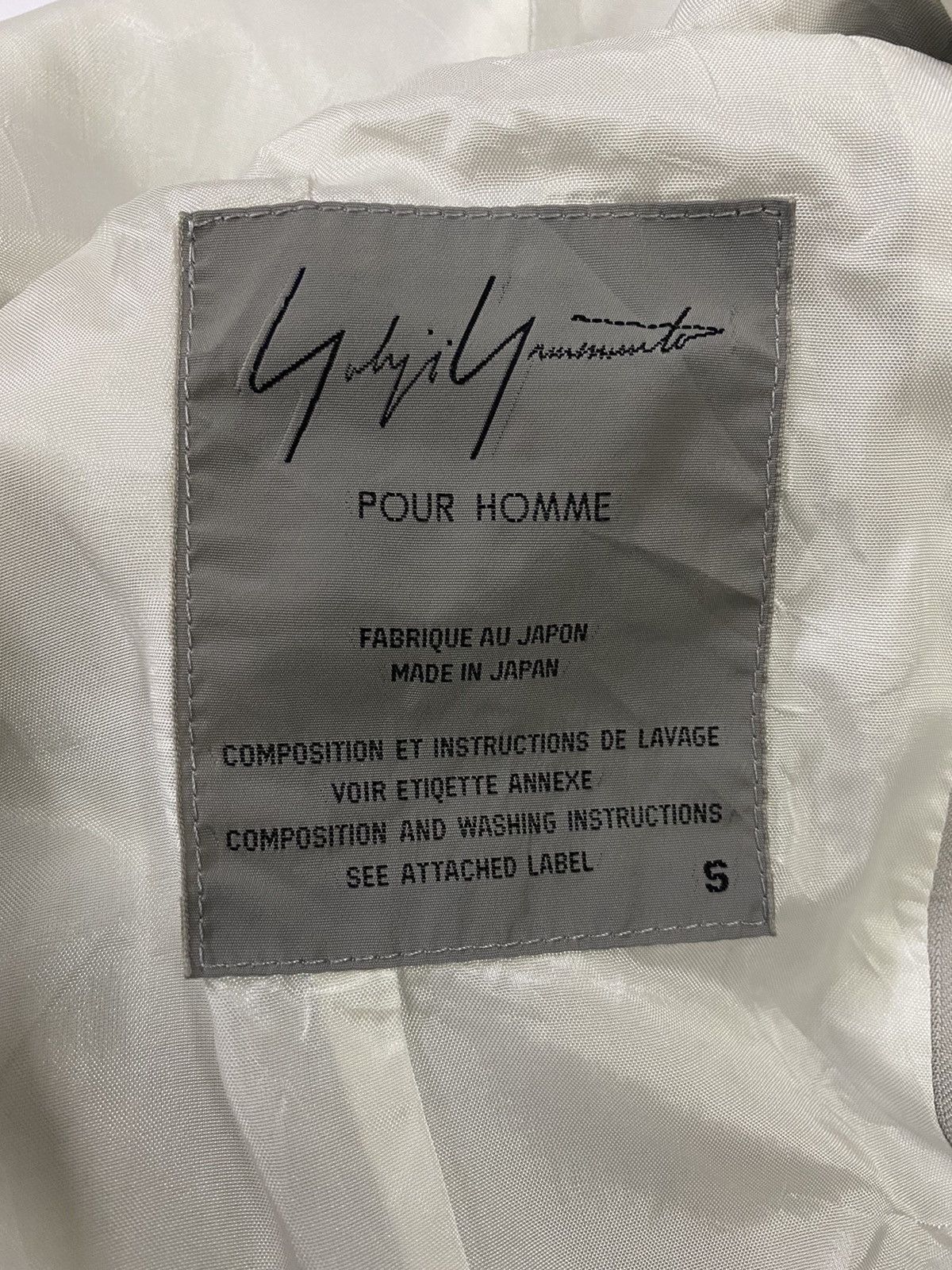Vintage Vintage Yohji Yamamoto Pour Homme Blazer Size US M / EU 48-50 / 2 - 10 Thumbnail