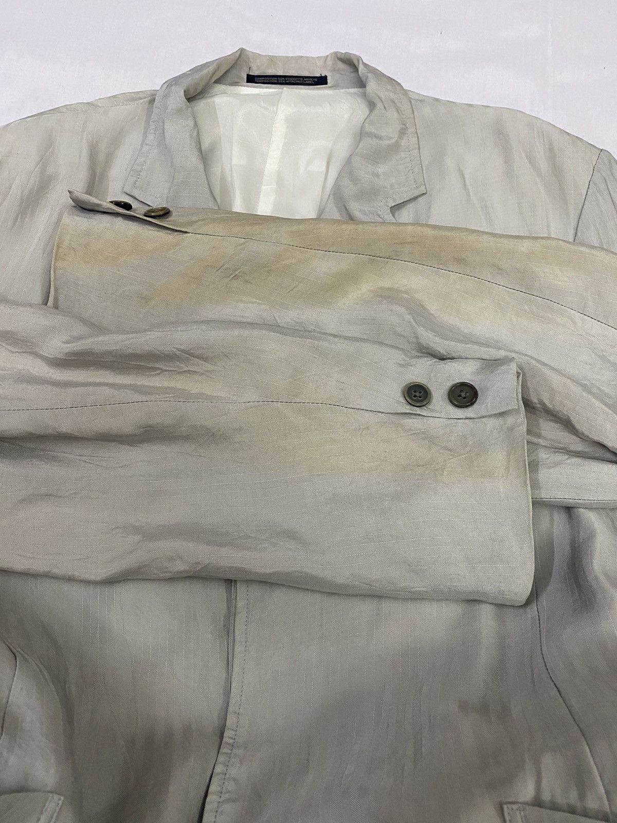 Vintage Vintage Yohji Yamamoto Pour Homme Blazer Size US M / EU 48-50 / 2 - 9 Thumbnail