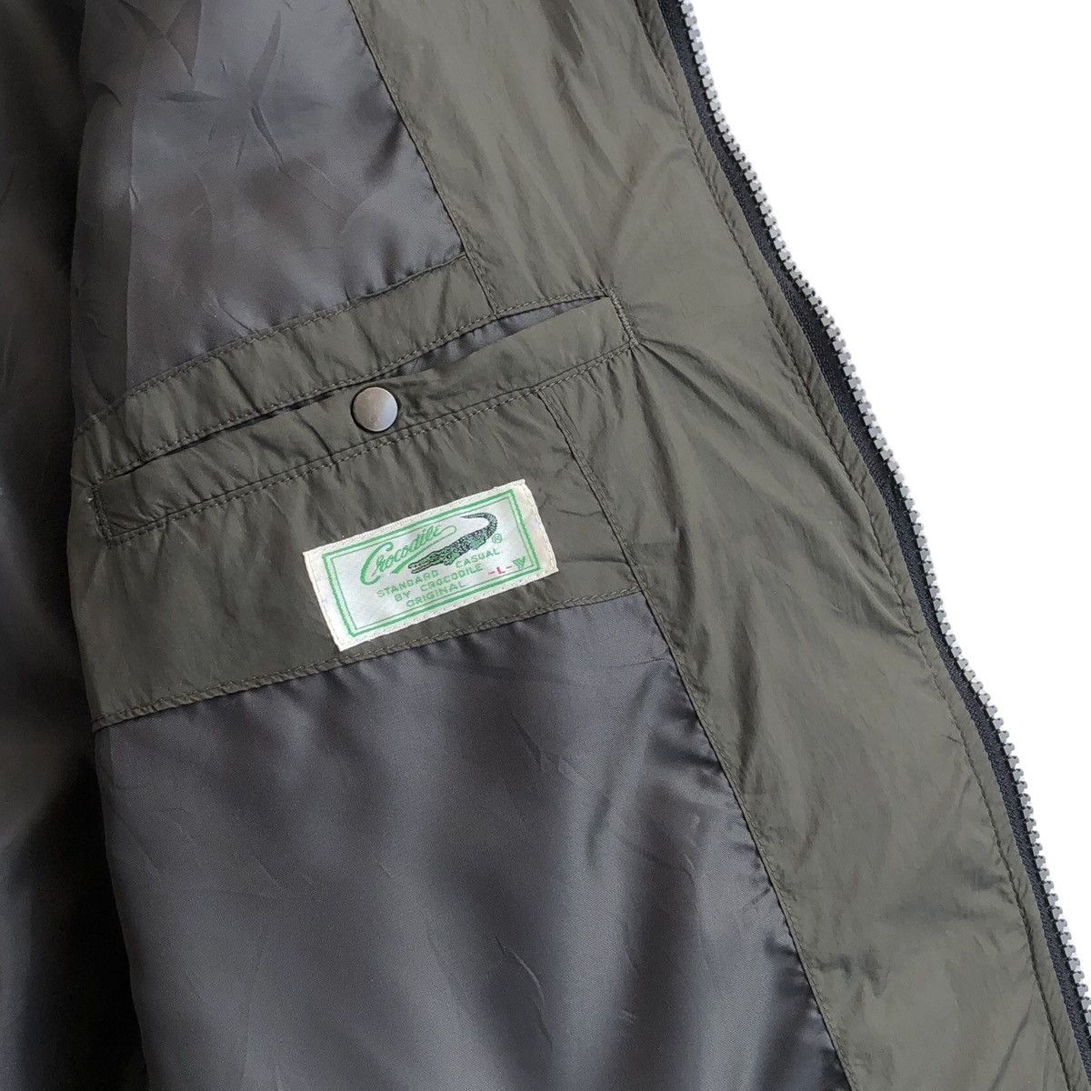 Japanese Brand Crocodile Down Puffer Jacket Size US L / EU 52-54 / 3 - 10 Thumbnail