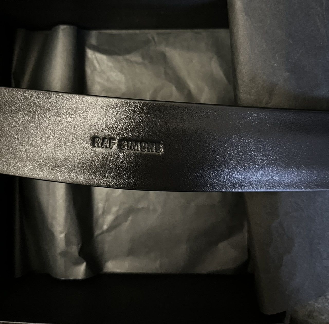 Raf Simons RAF SIMONS 20AW SOLAR YOUTH SLOGAN VELCRO BELT 90 Size 32 - 3 Thumbnail