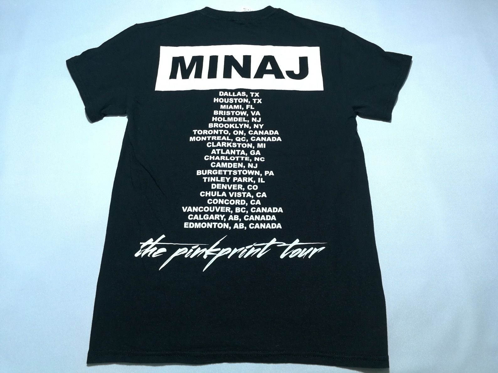 Band Tees Nicki Minaj PinkPrint Tour Tee Rapper Singer Actress Model Size US S / EU 44-46 / 1 - 4 Thumbnail