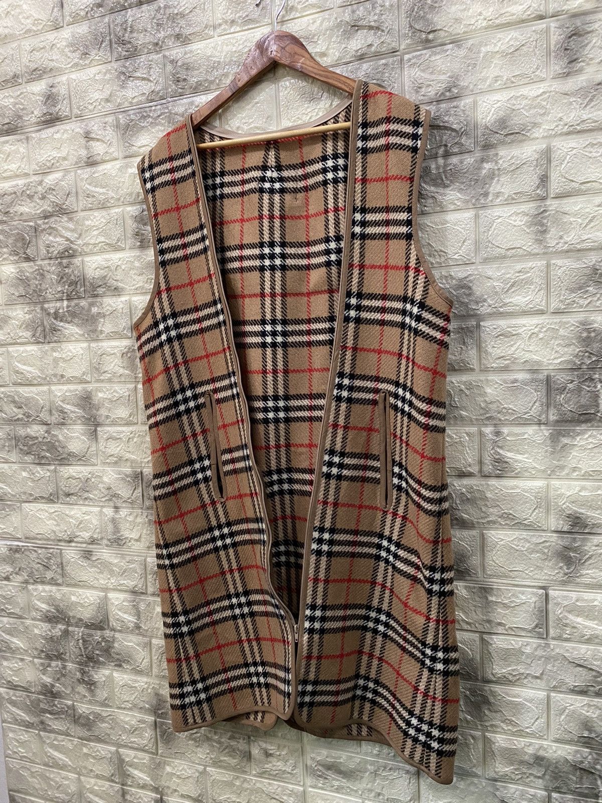 Burberry × Vintage Vintage Burberrys Novacheck wool lining Size US L / EU 52-54 / 3 - 4 Thumbnail
