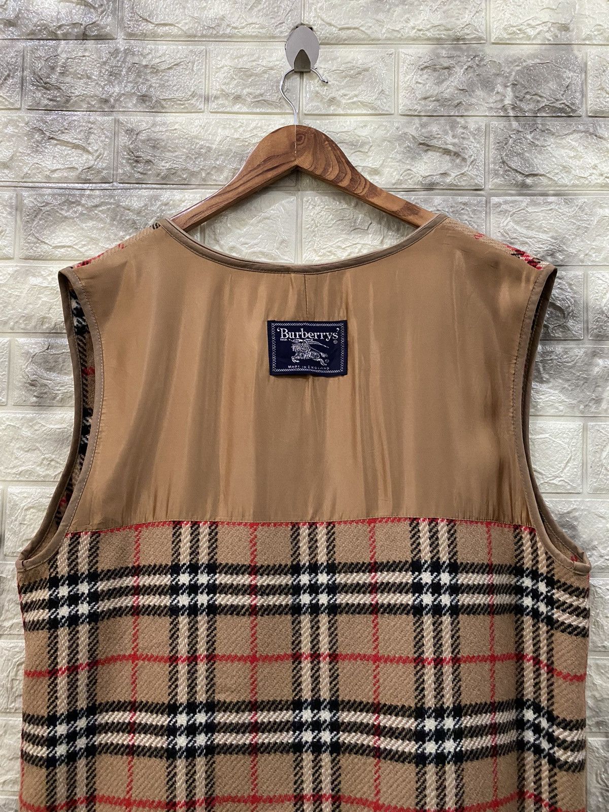 Burberry × Vintage Vintage Burberrys Novacheck wool lining Size US L / EU 52-54 / 3 - 7 Thumbnail