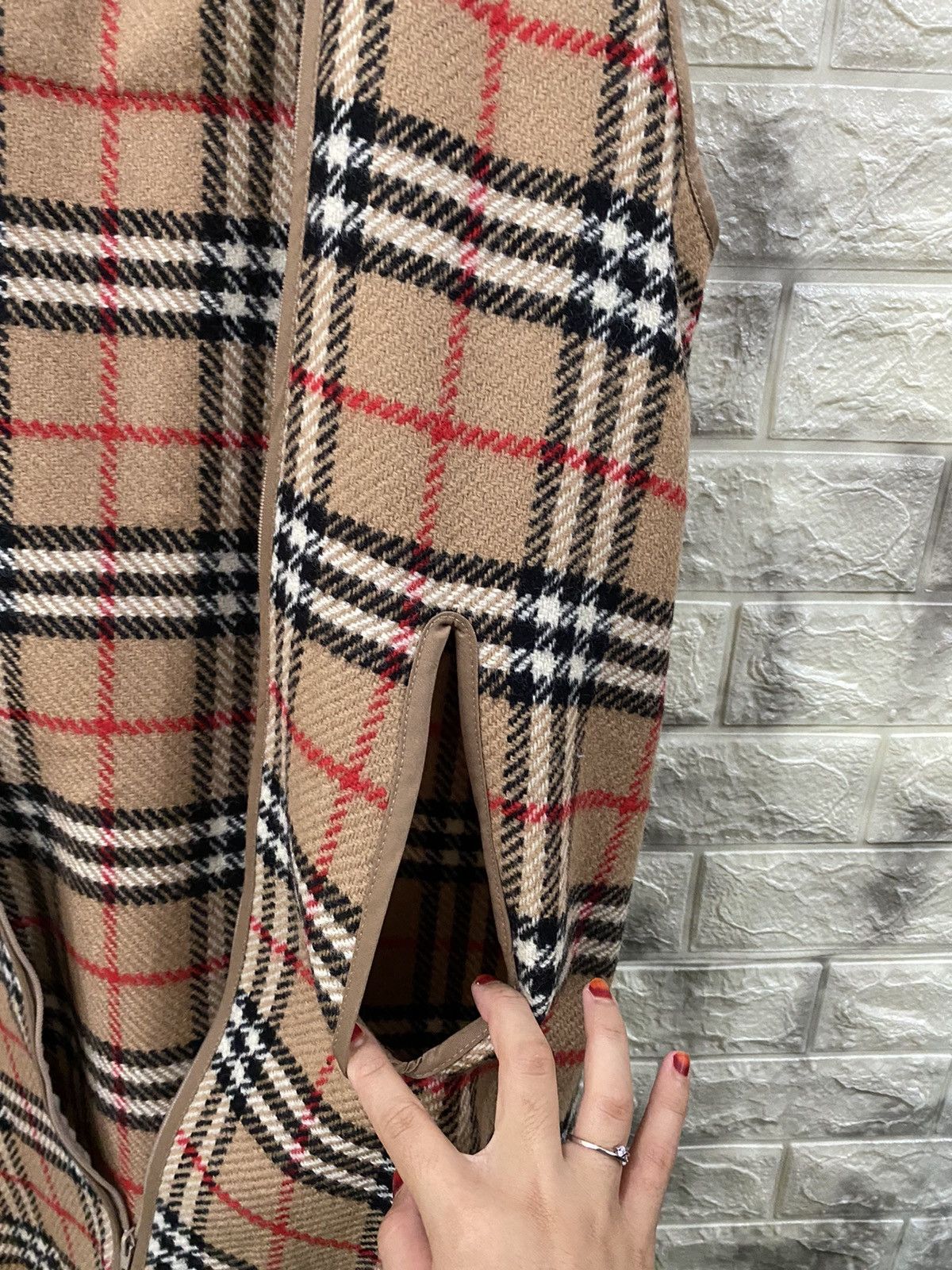Burberry × Vintage Vintage Burberrys Novacheck wool lining Size US L / EU 52-54 / 3 - 8 Thumbnail