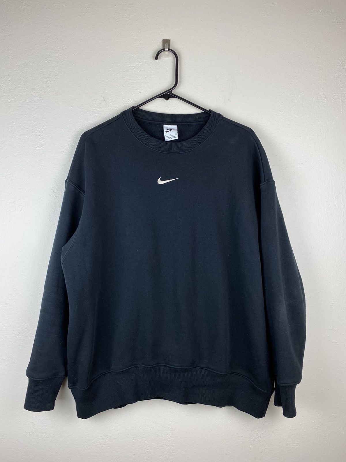 Nike Nike Center Swoosh Sweatshirt Black Size US M / EU 48-50 / 2 - 1 Thumbnail