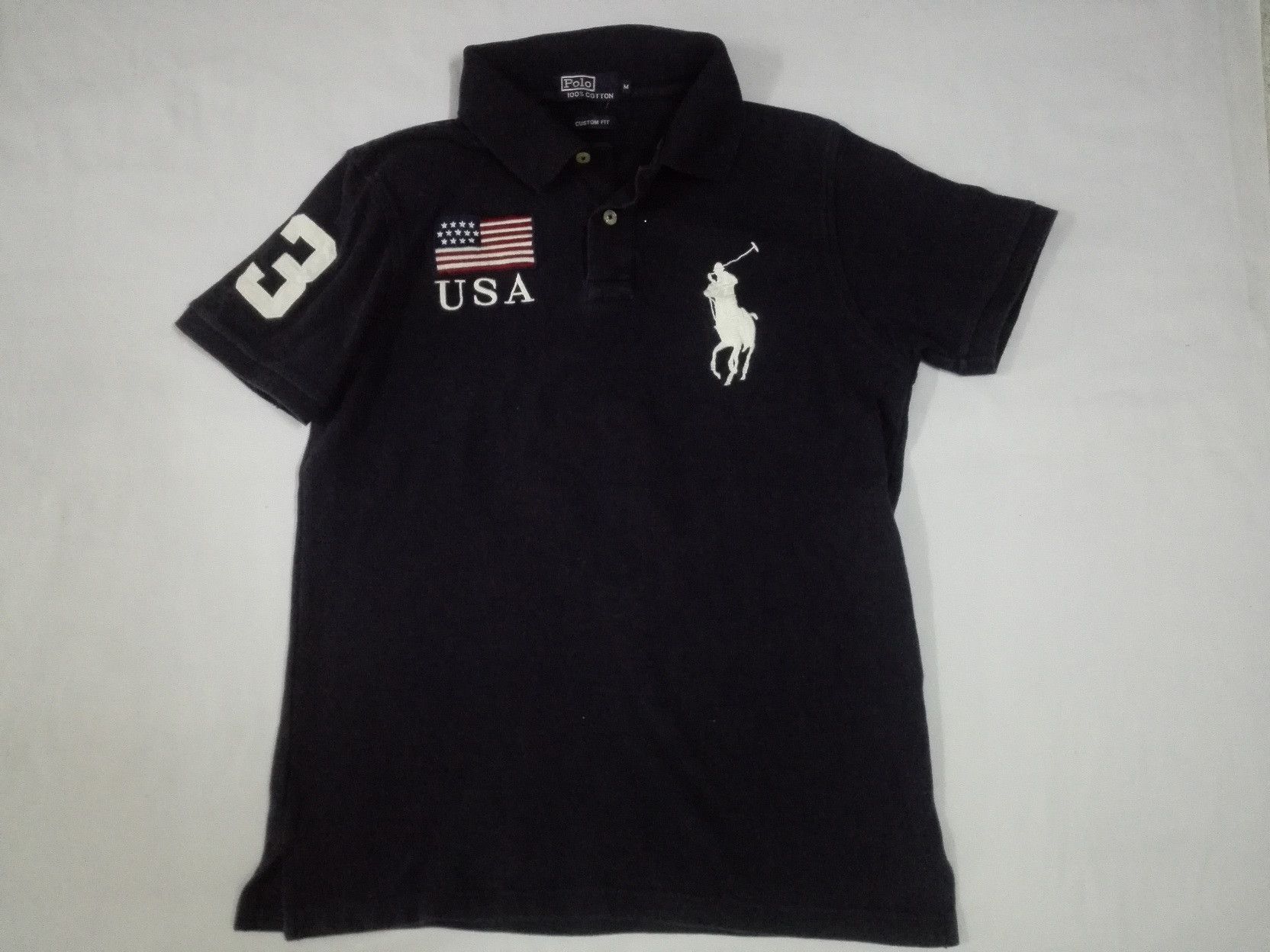 Polo Ralph Lauren POLO USA EMBROIDERY USA FLAG LOGO BIG PONY Size M / US 6-8 / IT 42-44 - 2 Thumbnail