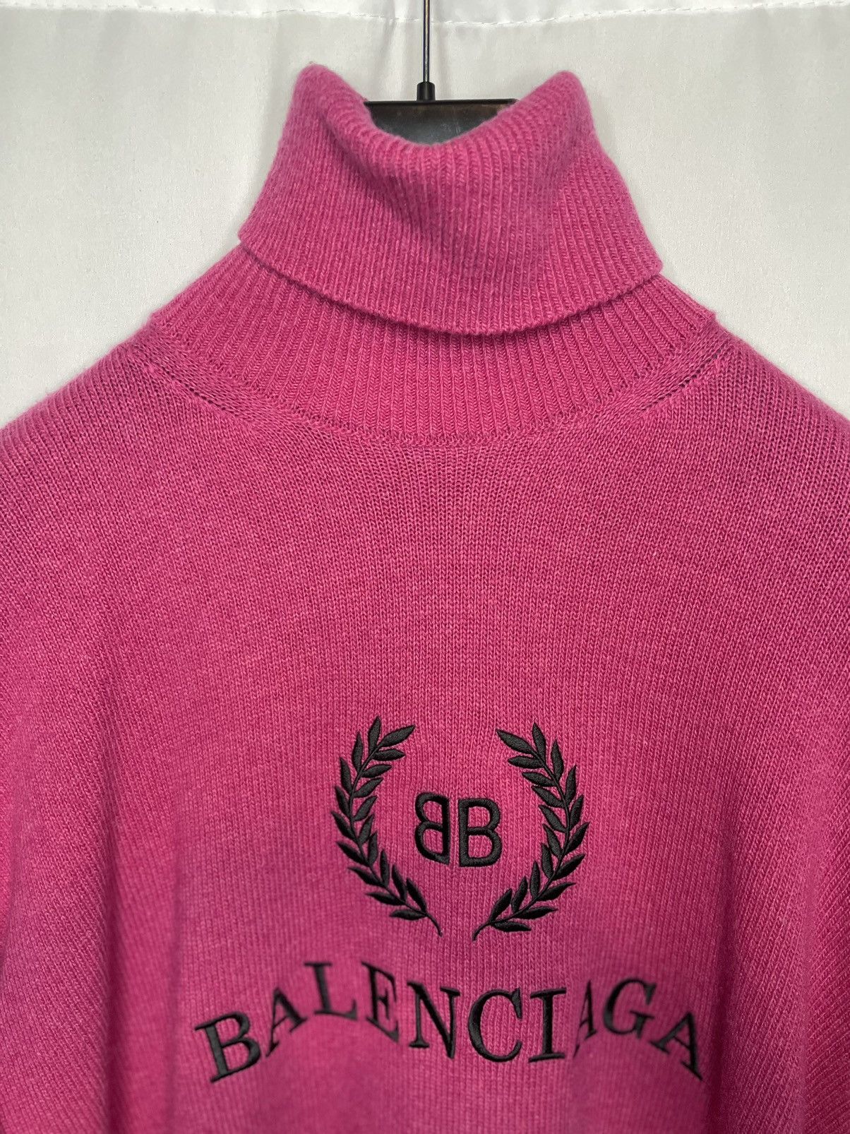 Balenciaga Balenciaga Embroidered Turtleneck Size S / US 4 / IT 40 - 4 Thumbnail