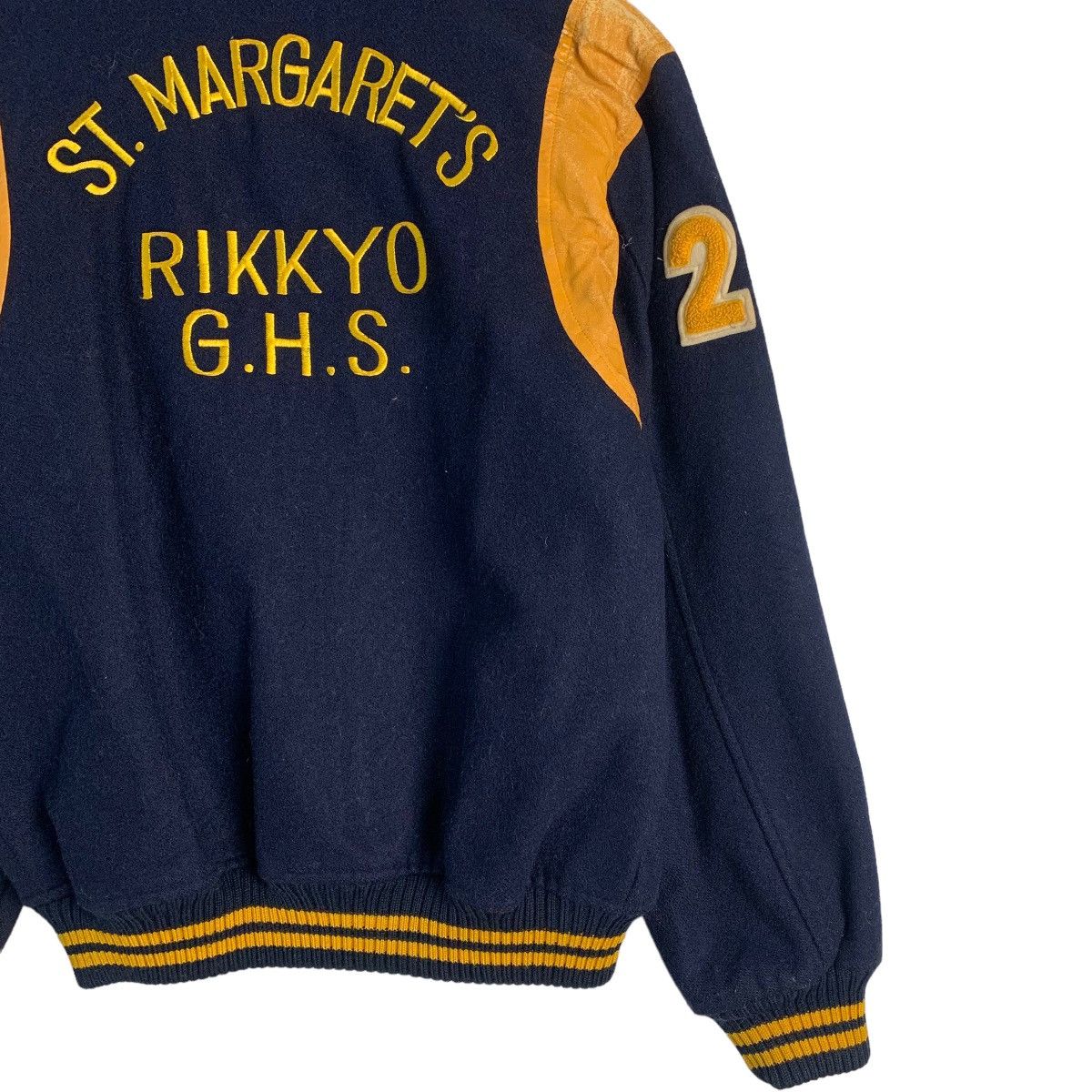 Japanese Brand GQ Saint Margaret’s Rikkyo Varsity Jacket Size US L / EU 52-54 / 3 - 8 Thumbnail