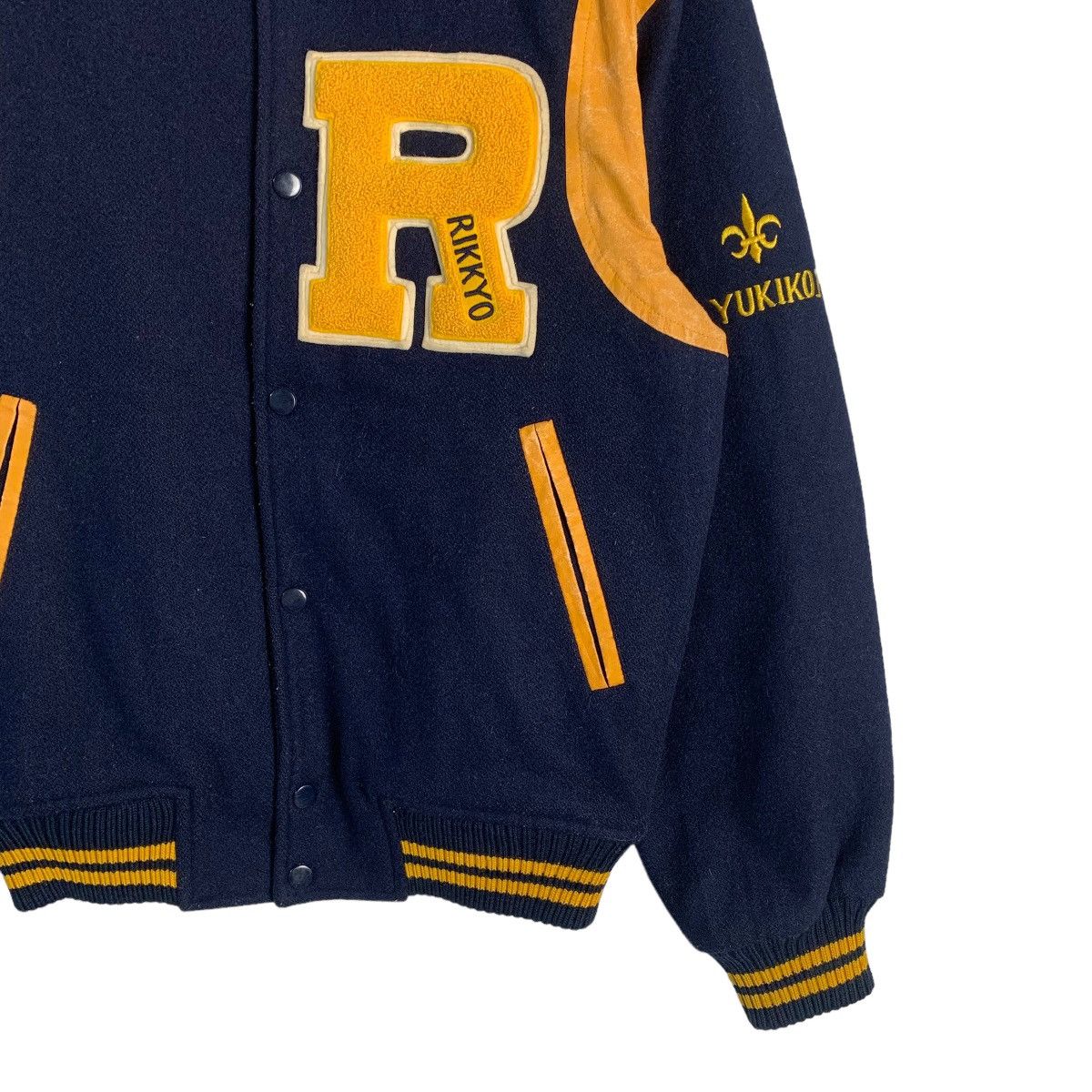 Japanese Brand GQ Saint Margaret’s Rikkyo Varsity Jacket Size US L / EU 52-54 / 3 - 3 Thumbnail