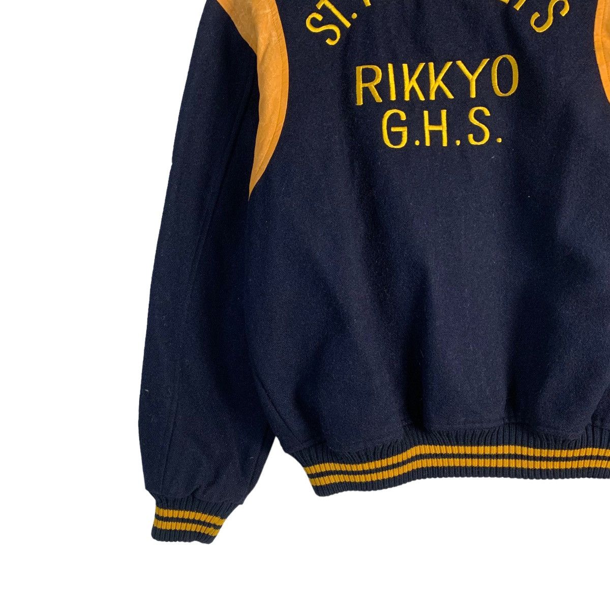 Japanese Brand GQ Saint Margaret’s Rikkyo Varsity Jacket Size US L / EU 52-54 / 3 - 7 Thumbnail