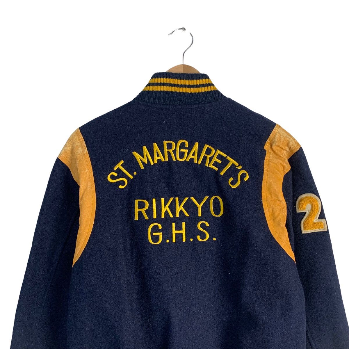 Japanese Brand GQ Saint Margaret’s Rikkyo Varsity Jacket Size US L / EU 52-54 / 3 - 9 Thumbnail