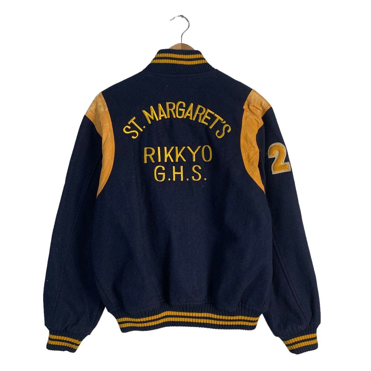 Japanese Brand GQ Saint Margaret’s Rikkyo Varsity Jacket Size US L / EU 52-54 / 3 - 6 Thumbnail