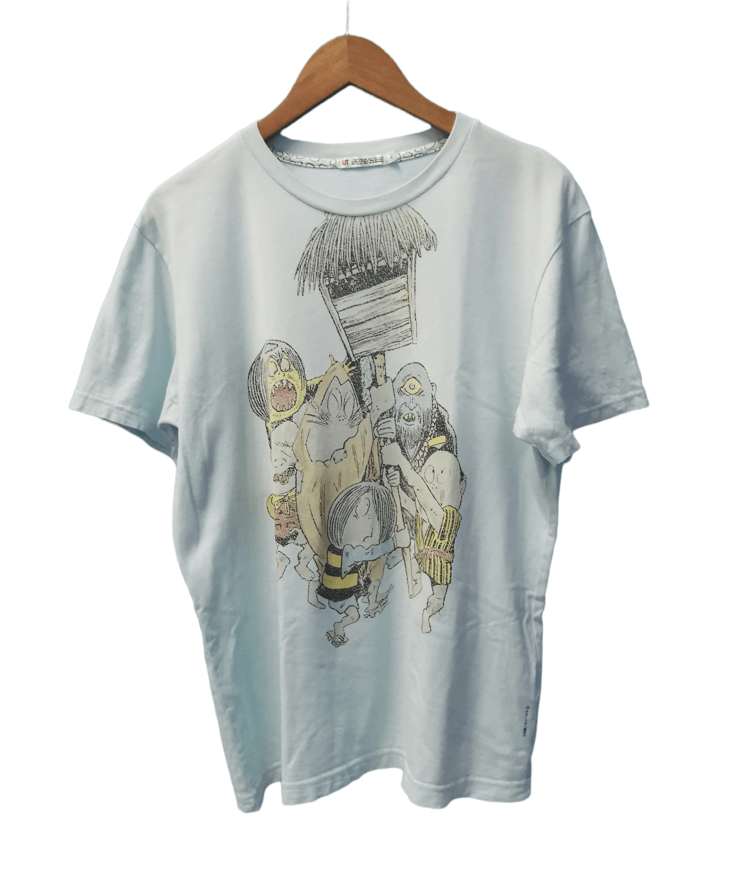 Anime Vintage Gegege No Kitaro Japan Anime Tee Akira Eva Bleach Size US L / EU 52-54 / 3 - 2 Thumbnail
