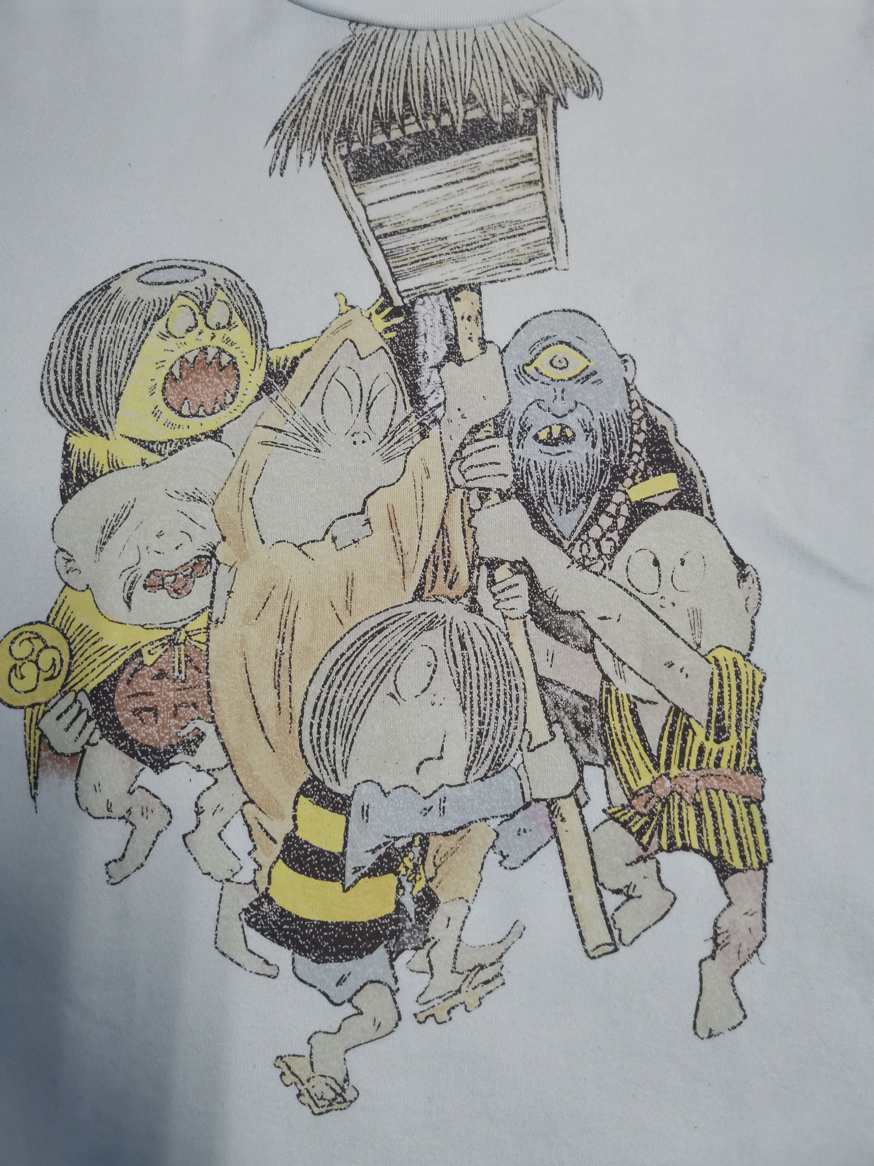 Anime Vintage Gegege No Kitaro Japan Anime Tee Akira Eva Bleach Size US L / EU 52-54 / 3 - 1 Thumbnail