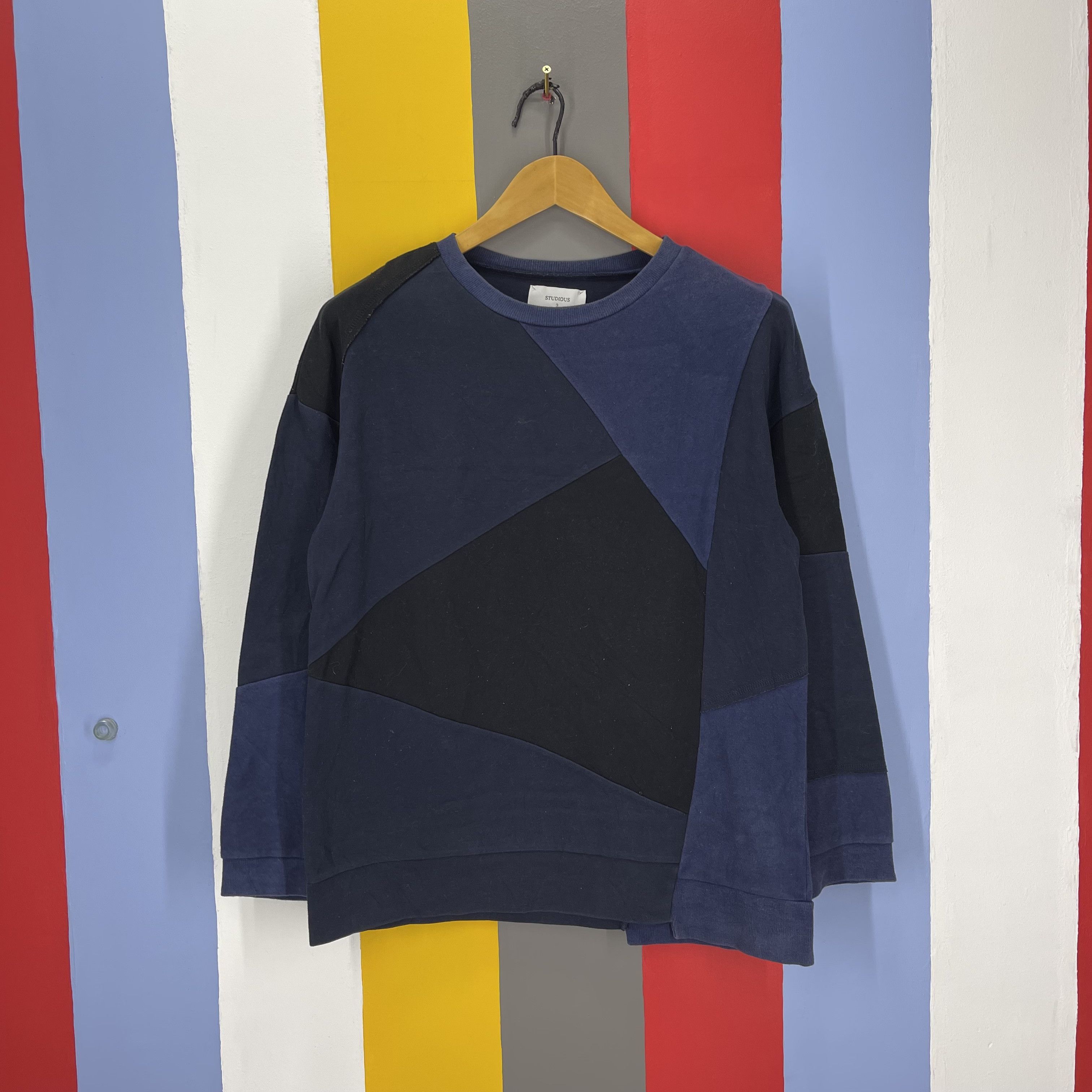 STUDIOUS STUDIOUS Cut N Sew Design Crew Neck Sweatshirt #1180/AP Size US S / EU 44-46 / 1 - 1 Thumbnail