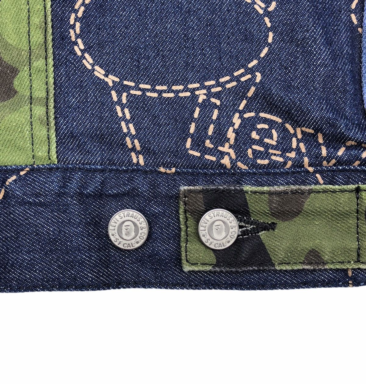 Bape × Levi's BAPE x LEVI'S PATCHWORK TRUCKER JACKET Size US M / EU 48-50 / 2 - 7 Thumbnail