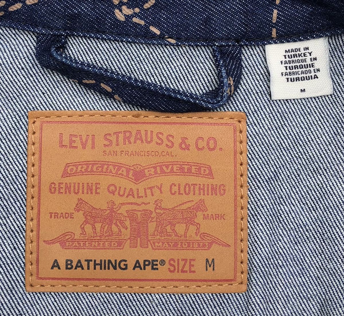 Bape × Levi's BAPE x LEVI'S PATCHWORK TRUCKER JACKET Size US M / EU 48-50 / 2 - 12 Thumbnail