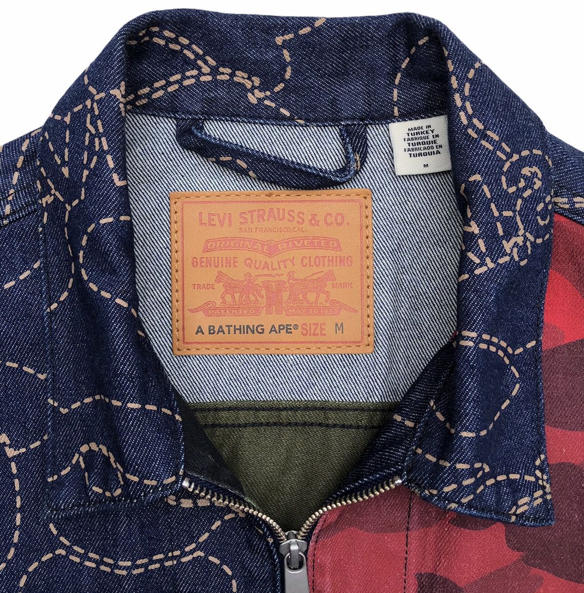 Bape × Levi's BAPE x LEVI'S PATCHWORK TRUCKER JACKET Size US M / EU 48-50 / 2 - 11 Thumbnail
