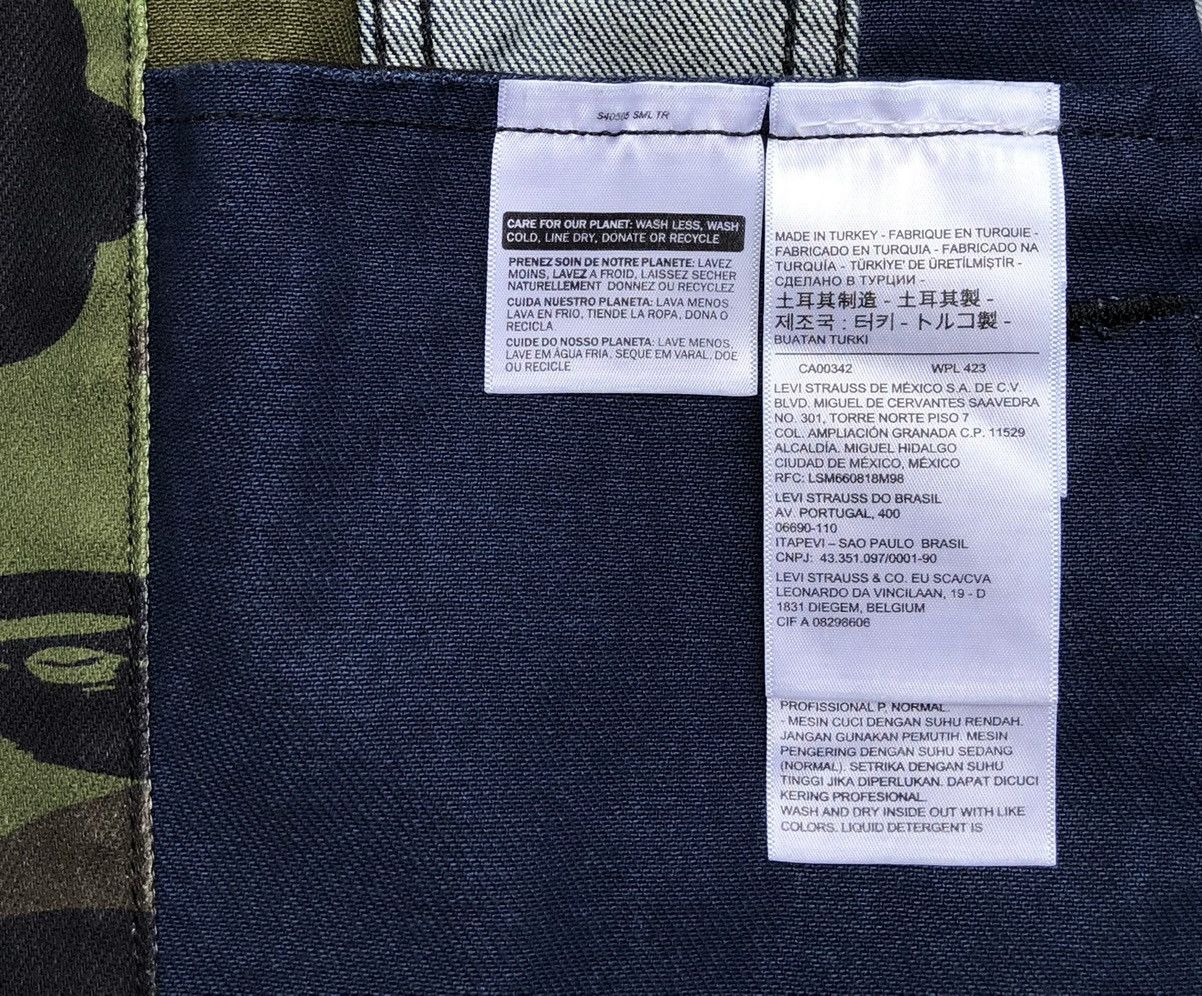 Bape × Levi's BAPE x LEVI'S PATCHWORK TRUCKER JACKET Size US M / EU 48-50 / 2 - 13 Thumbnail