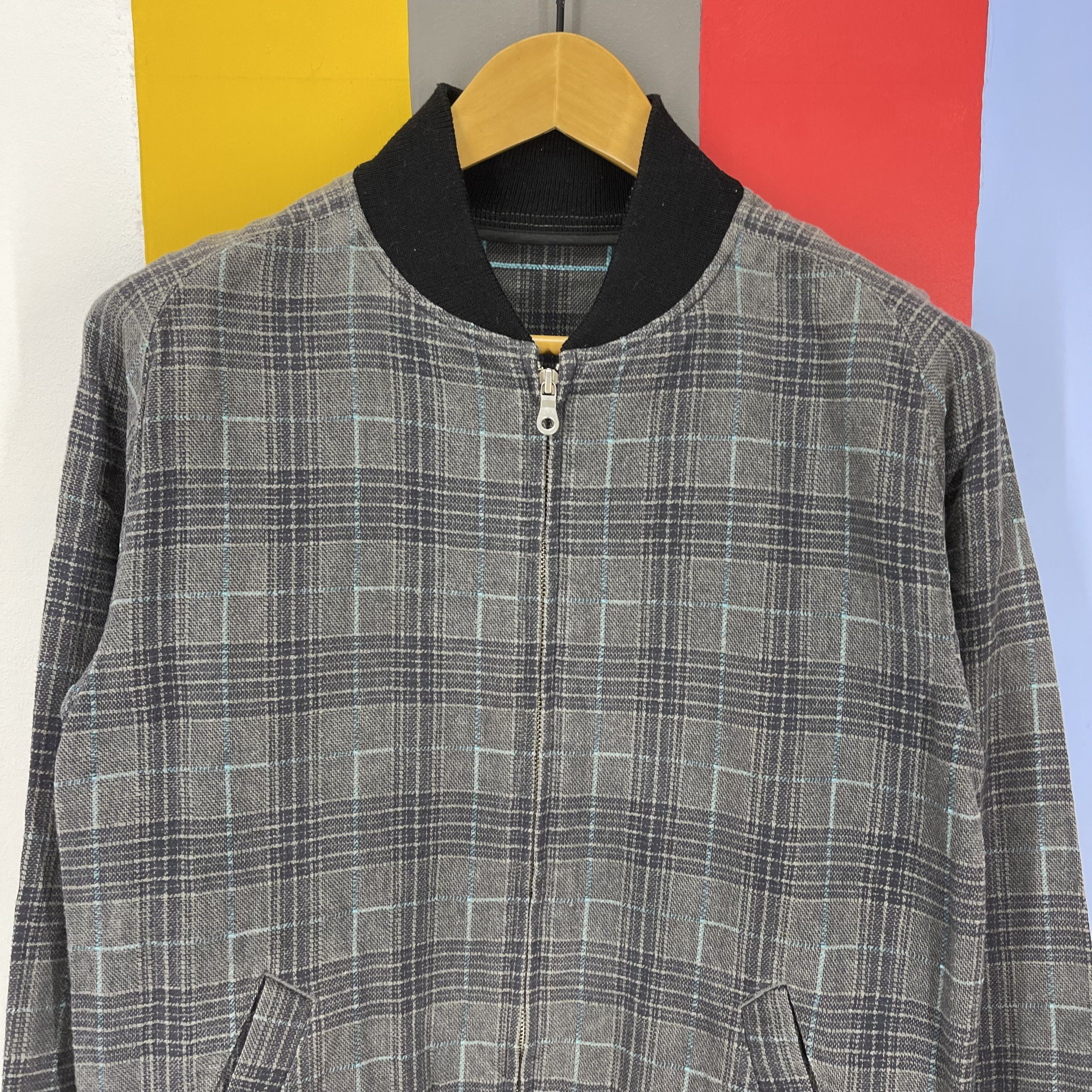 Beams Japan BEAMS Zipper Jacket Checked Plaid #1177/AP Size US S / EU 44-46 / 1 - 2 Thumbnail
