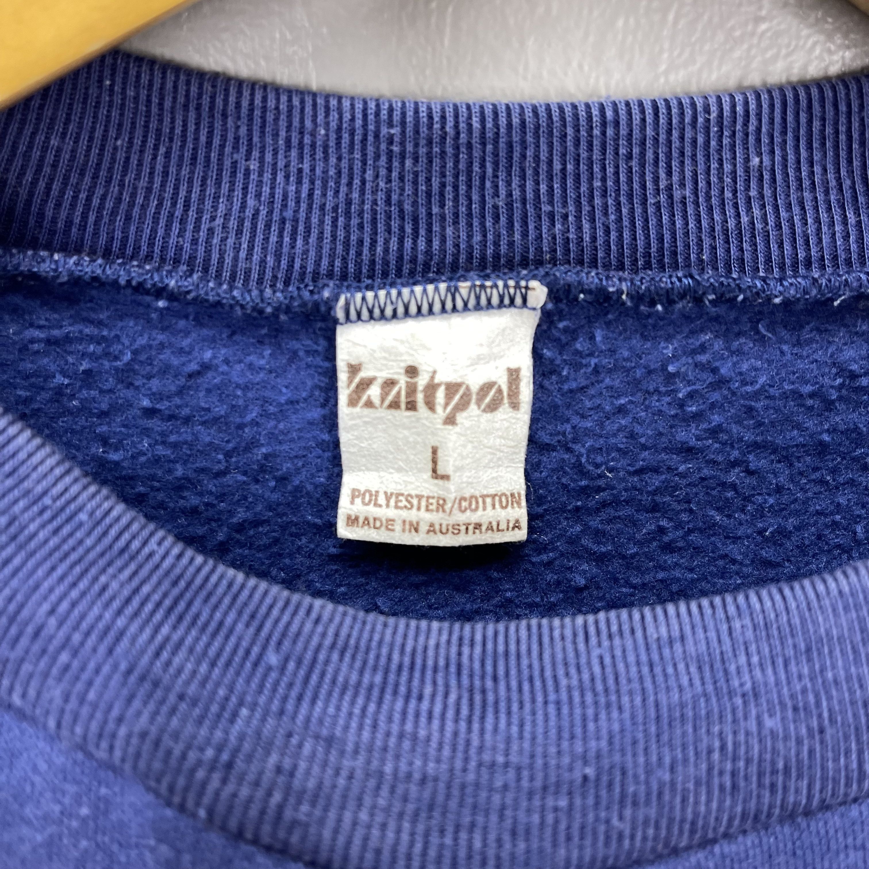 Vintage 90s Vintage DOWN UNDER AUSTRALIA Stripe Sweatshirt #1175/AN Size US L / EU 52-54 / 3 - 6 Thumbnail