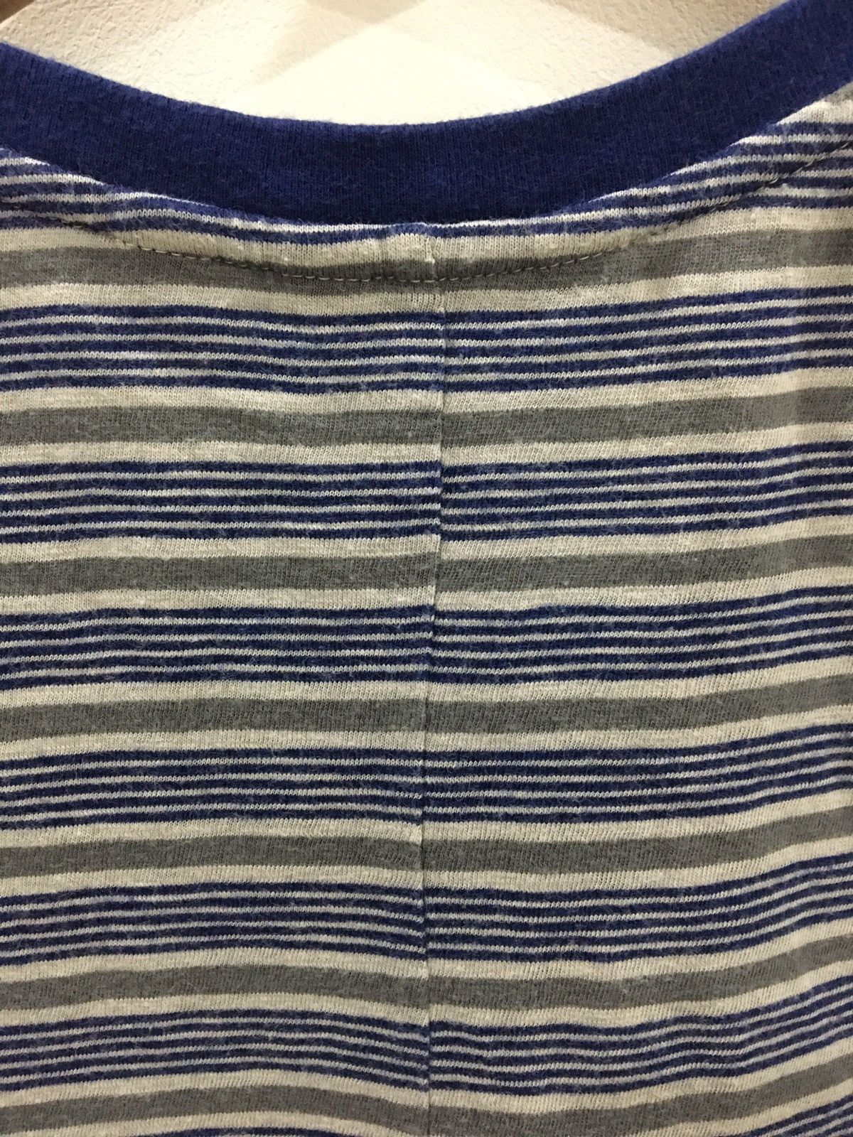 Jun Takahashi UNDERCOVER x UNIQLO - STRIPE BLUE GREEN SHORT SLEEVE TEE Size US S / EU 44-46 / 1 - 8 Thumbnail