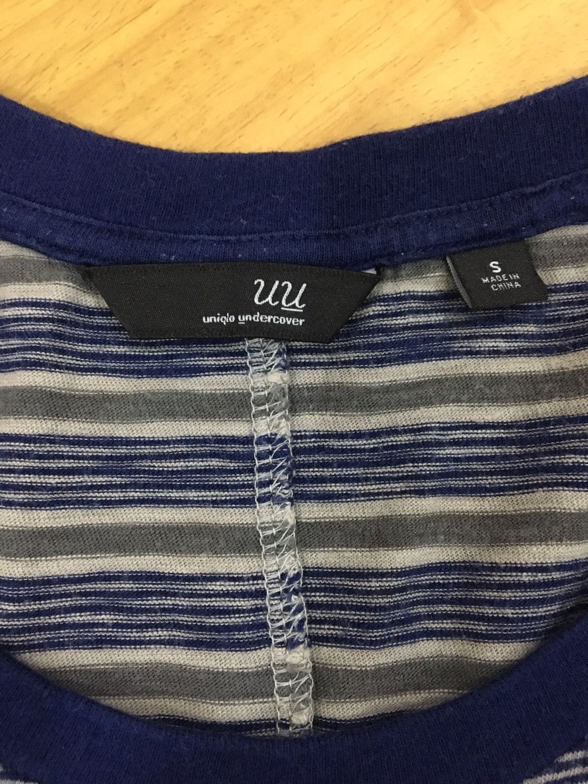 Jun Takahashi UNDERCOVER x UNIQLO - STRIPE BLUE GREEN SHORT SLEEVE TEE Size US S / EU 44-46 / 1 - 10 Thumbnail