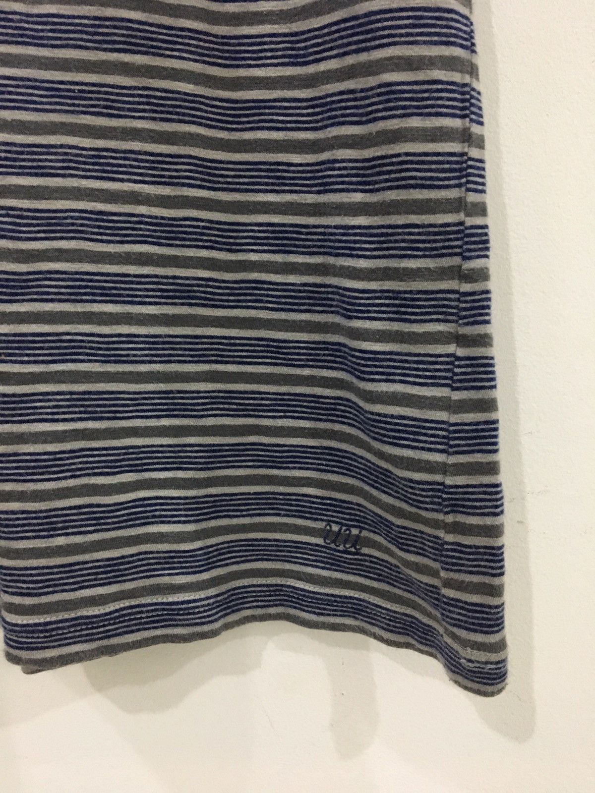 Jun Takahashi UNDERCOVER x UNIQLO - STRIPE BLUE GREEN SHORT SLEEVE TEE Size US S / EU 44-46 / 1 - 6 Thumbnail