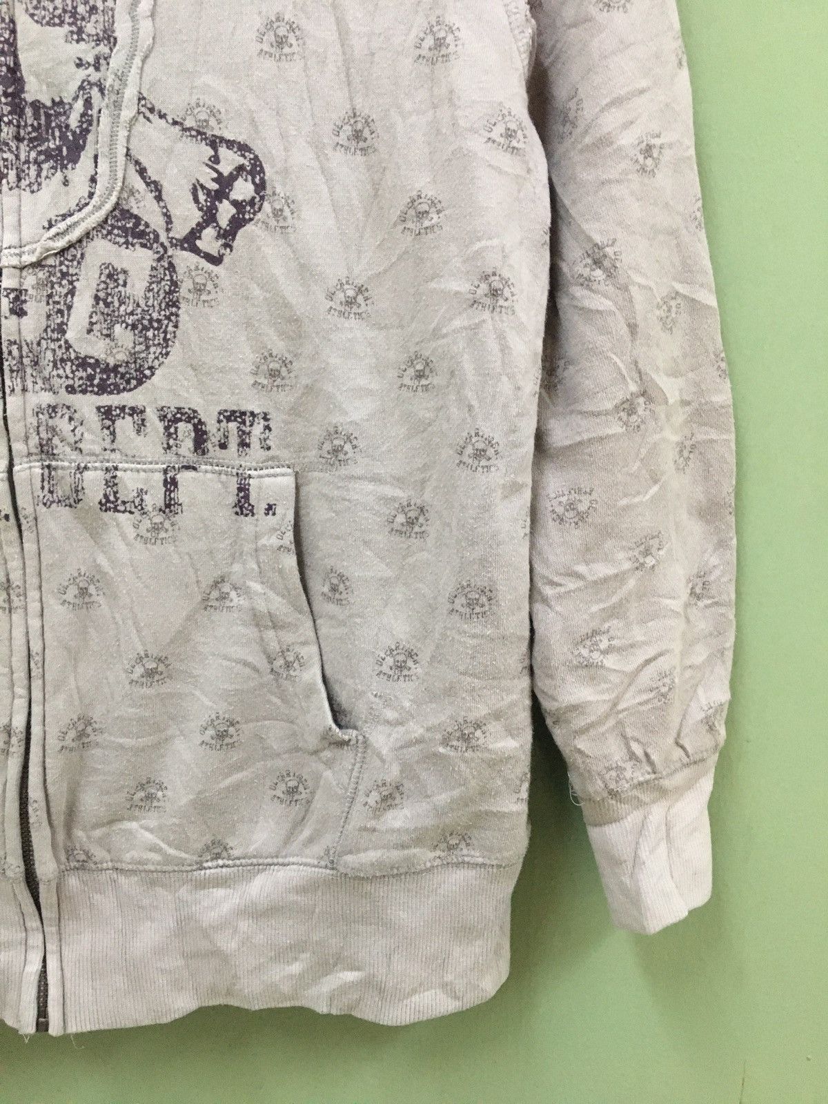 Mossimo MOSSIMO - BIG SKULL LOGO ALLOVER PRINTED ZIPPER HOODIES Size US L / EU 52-54 / 3 - 5 Thumbnail