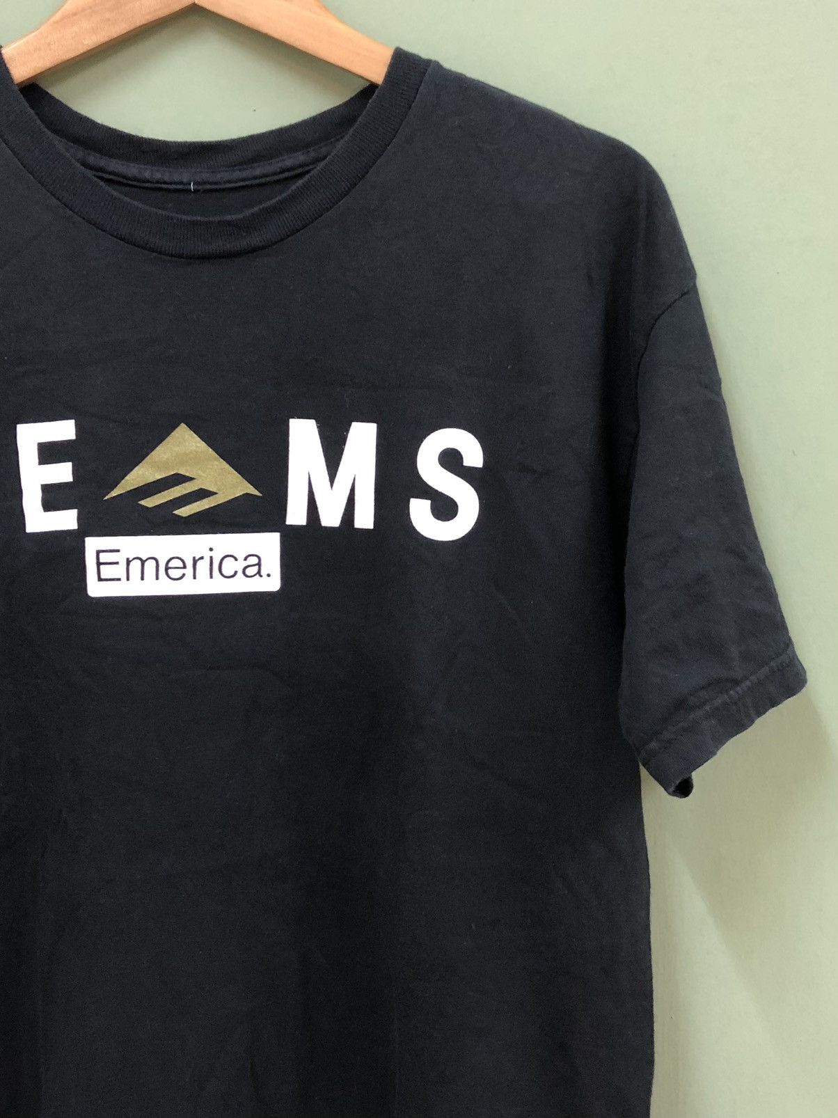 Beams Plus EMERICA x BEAMS - BIG SIGNATURE LOGO SKATE TEES Size US M / EU 48-50 / 2 - 4 Thumbnail