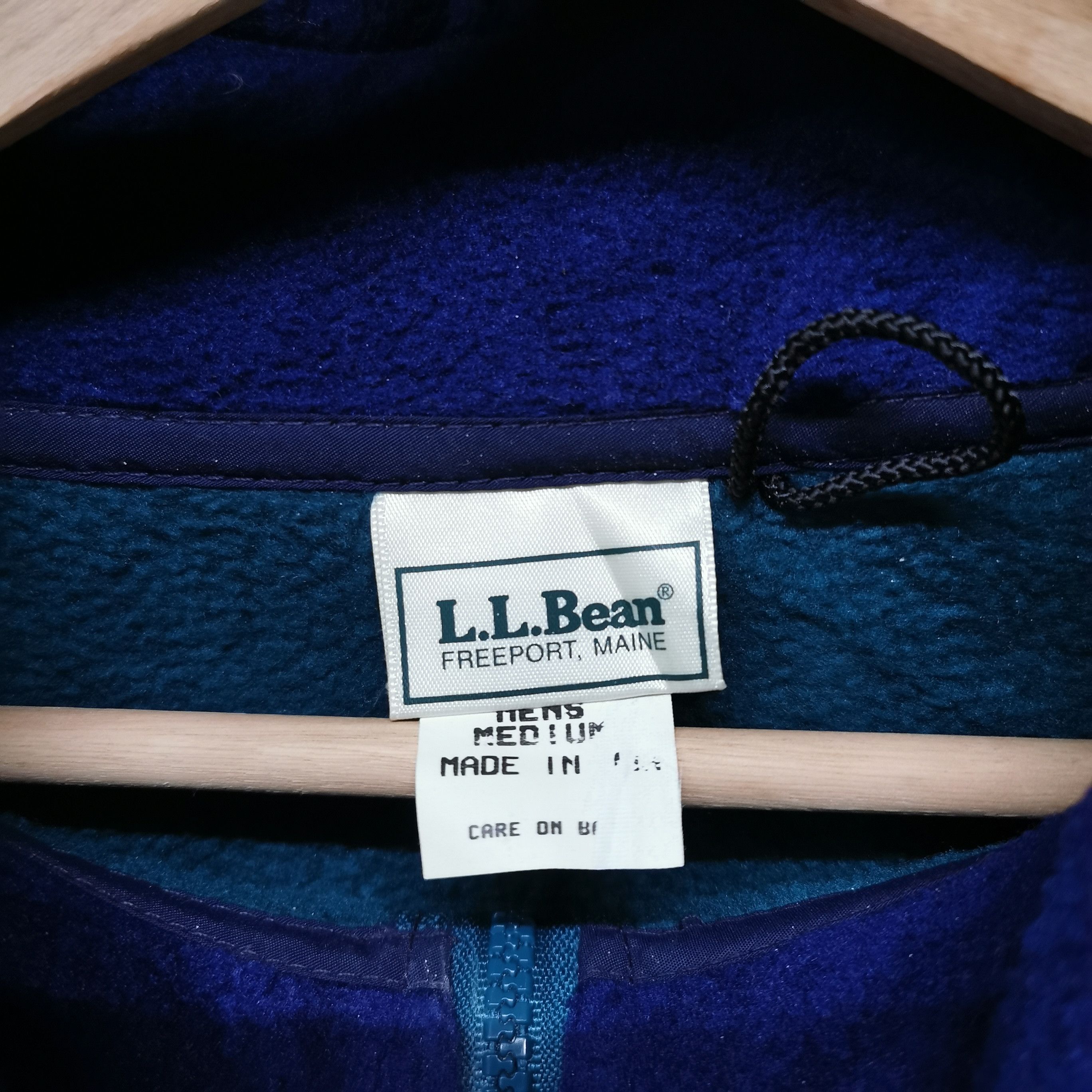 L.L. Bean Vintage LL Bean Half Zipper Deep Pile Fleece Size US L / EU 52-54 / 3 - 3 Thumbnail