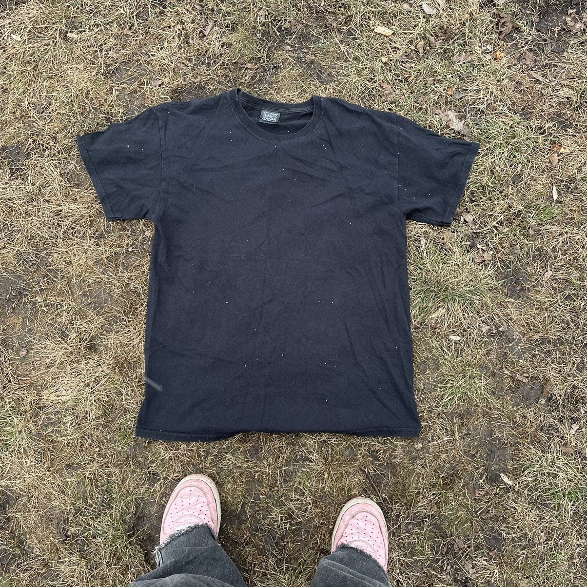 Vintage Vintage 90s Faded Black Graphic Tee Vampire Heart Punk M Size US M / EU 48-50 / 2 - 5 Thumbnail