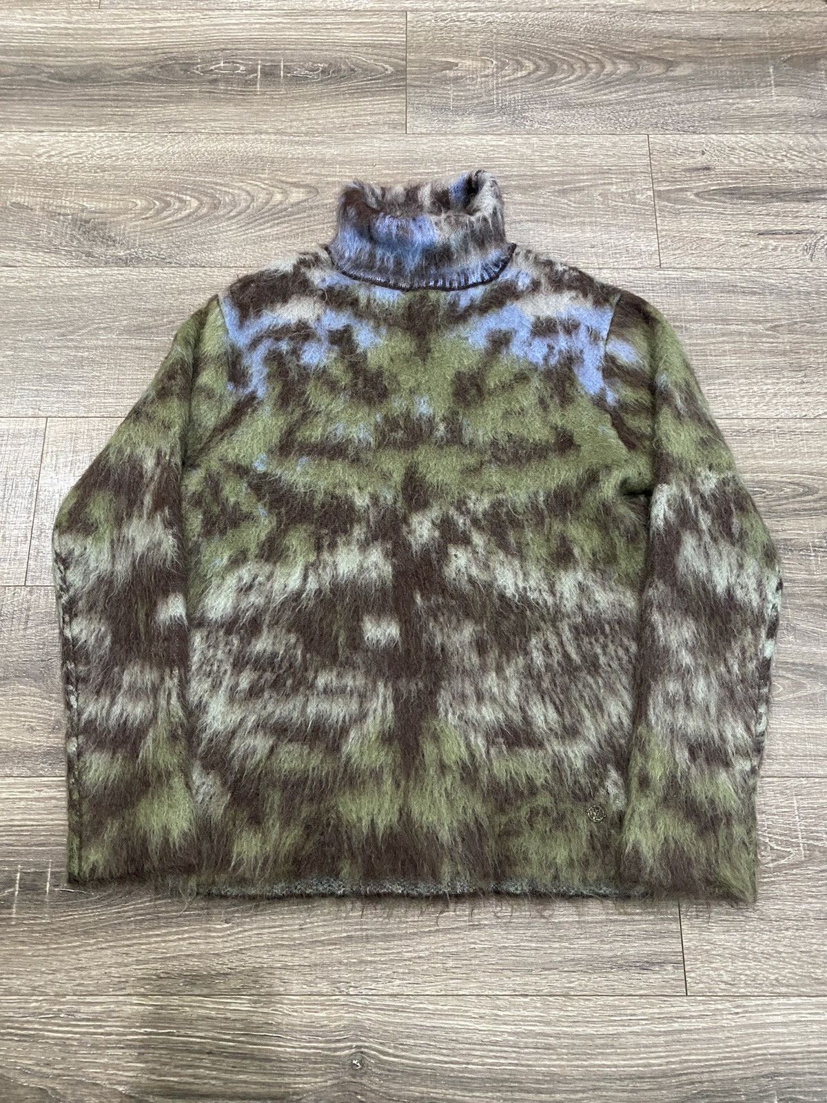 Louis Vuitton Mohair Camouflage Print Pullover - Brown Sweaters