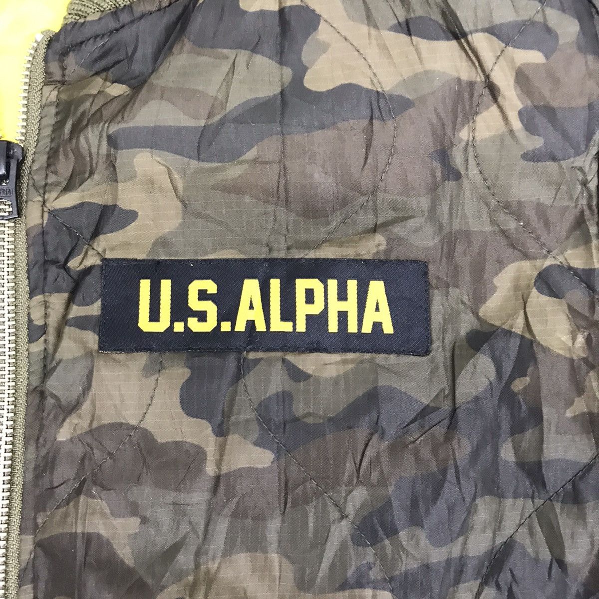 Alpha Industries Vintage Alpha Industries U.S Camouflage Bomber Jacket Size US M / EU 48-50 / 2 - 5 Thumbnail