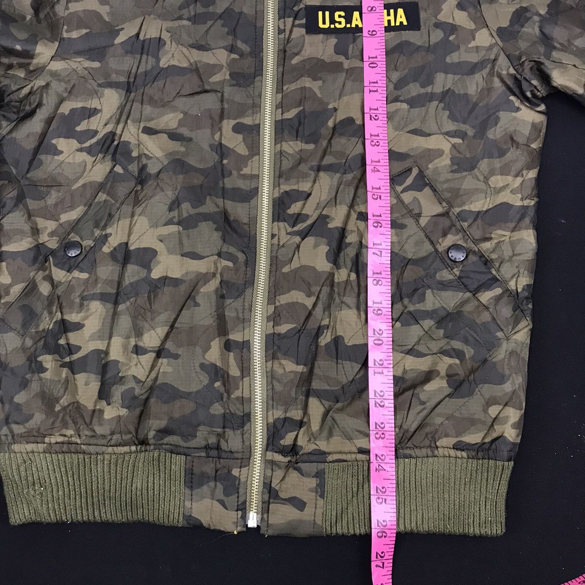 Alpha Industries Vintage Alpha Industries U.S Camouflage Bomber Jacket Size US M / EU 48-50 / 2 - 10 Thumbnail