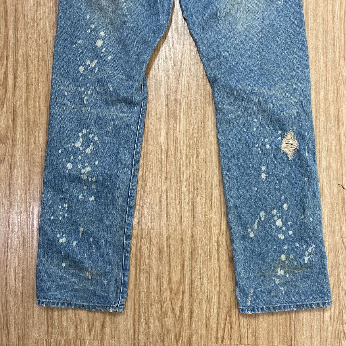 Japanese Brand MOMENT DISTRESSED DENIM NICE DESIGN PANTS Size US 31 - 6 Thumbnail