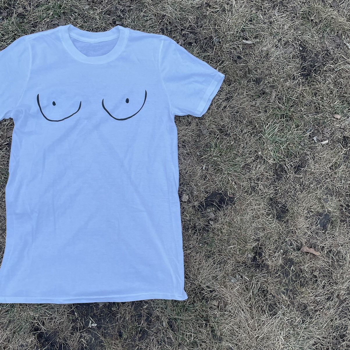 Vintage Vintage Y2K Graphic Tee Sun Faded Blue Oversized Grunge M Size US M / EU 48-50 / 2 - 2 Thumbnail