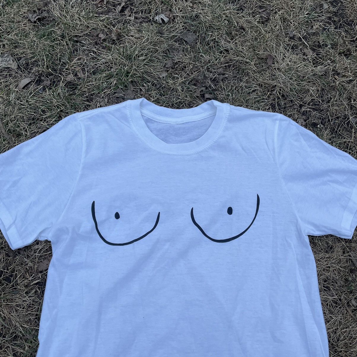 Vintage Vintage Y2K Graphic Tee Sun Faded Blue Oversized Grunge M Size US M / EU 48-50 / 2 - 4 Thumbnail