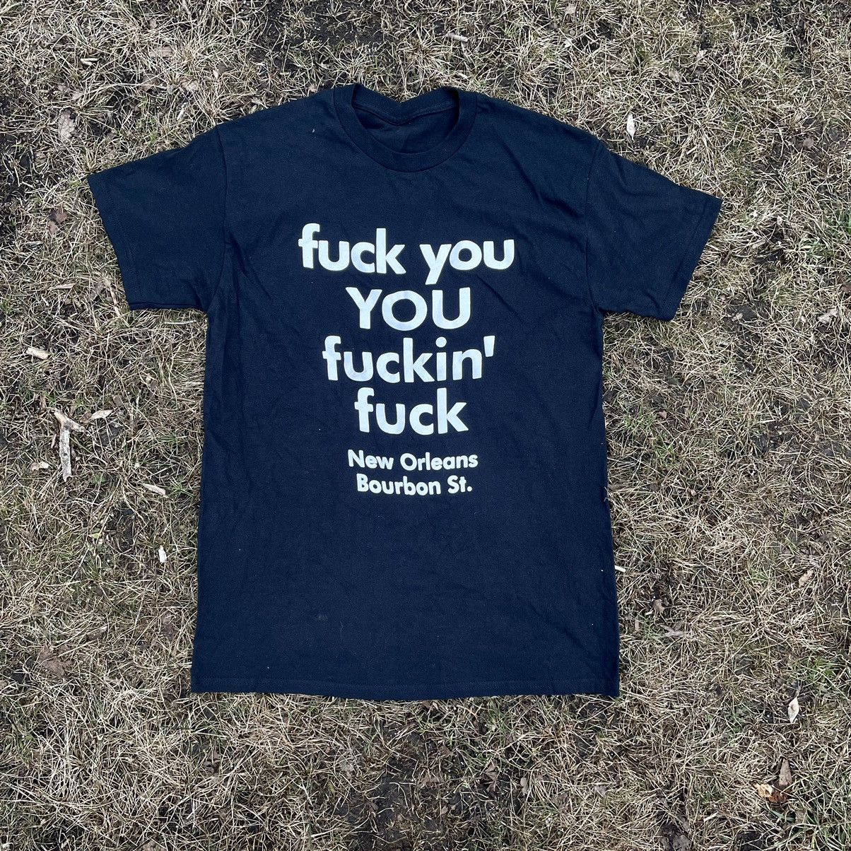 Gildan × Humor × Vintage Vintage Y2K ADULT “ Fuck You Fuckin Fuck 