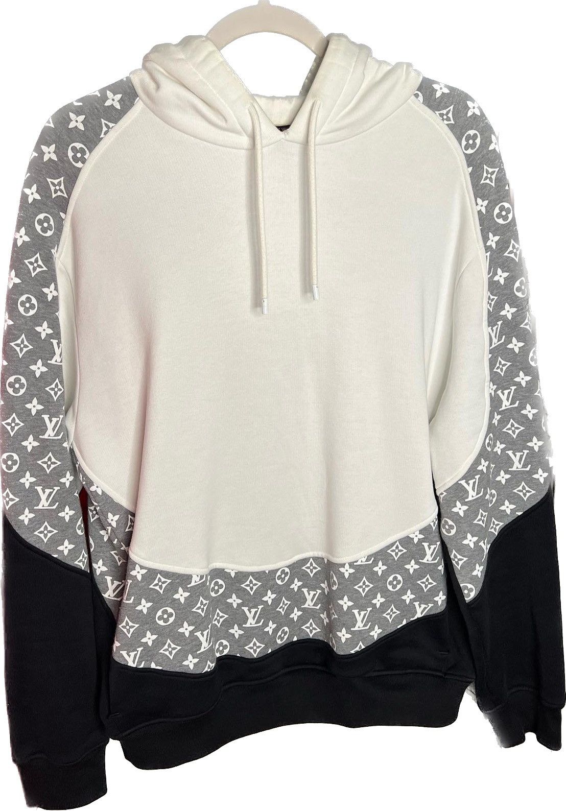 Virgil Louis Vuitton Circle Cut Monogram Hoodie
