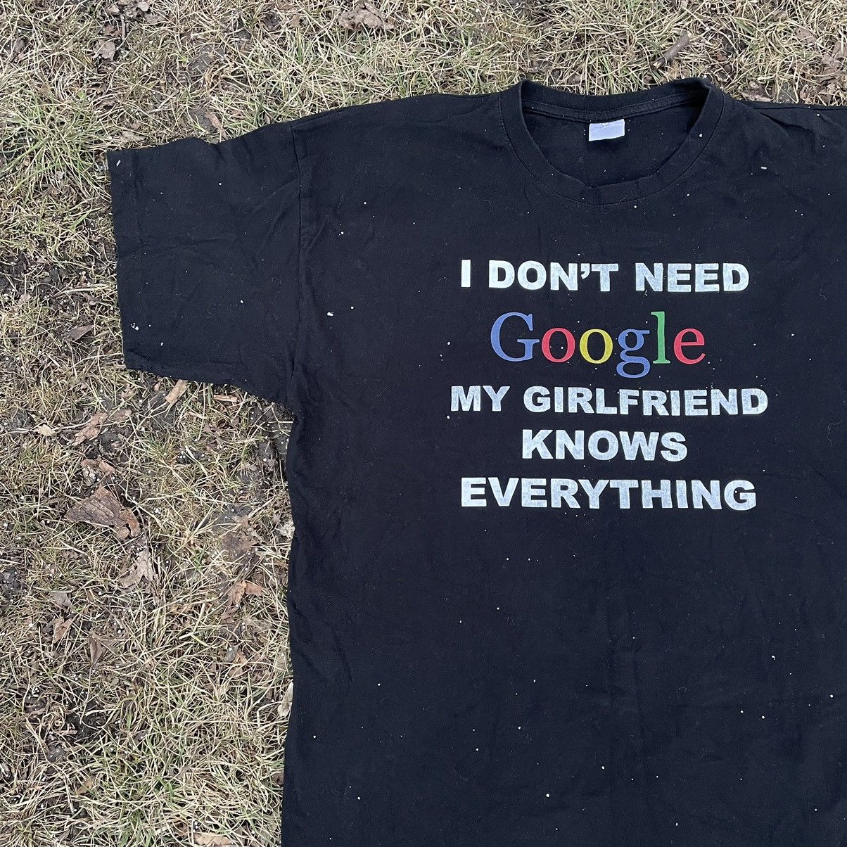 Vintage Vintage Y2K ADULT “ I Don’t Need Google Wife“ Buymypiece Tee Size US L / EU 52-54 / 3 - 3 Thumbnail