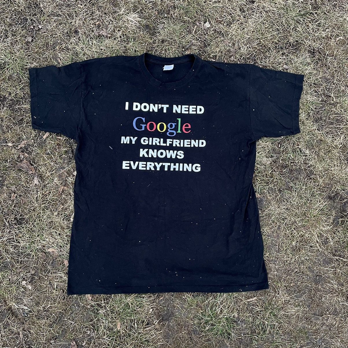 Vintage Vintage Y2K ADULT “ I Don’t Need Google Wife“ Buymypiece Tee Size US L / EU 52-54 / 3 - 1 Thumbnail