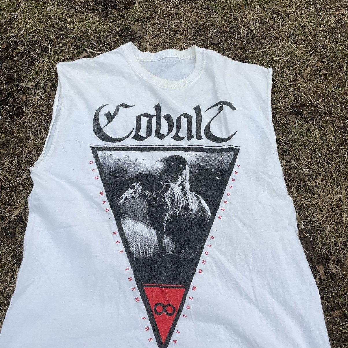 Vintage Vintage 90s Cobalt Band Graphic Tee Grunge Punk Slim Boxy L Size US L / EU 52-54 / 3 - 4 Thumbnail
