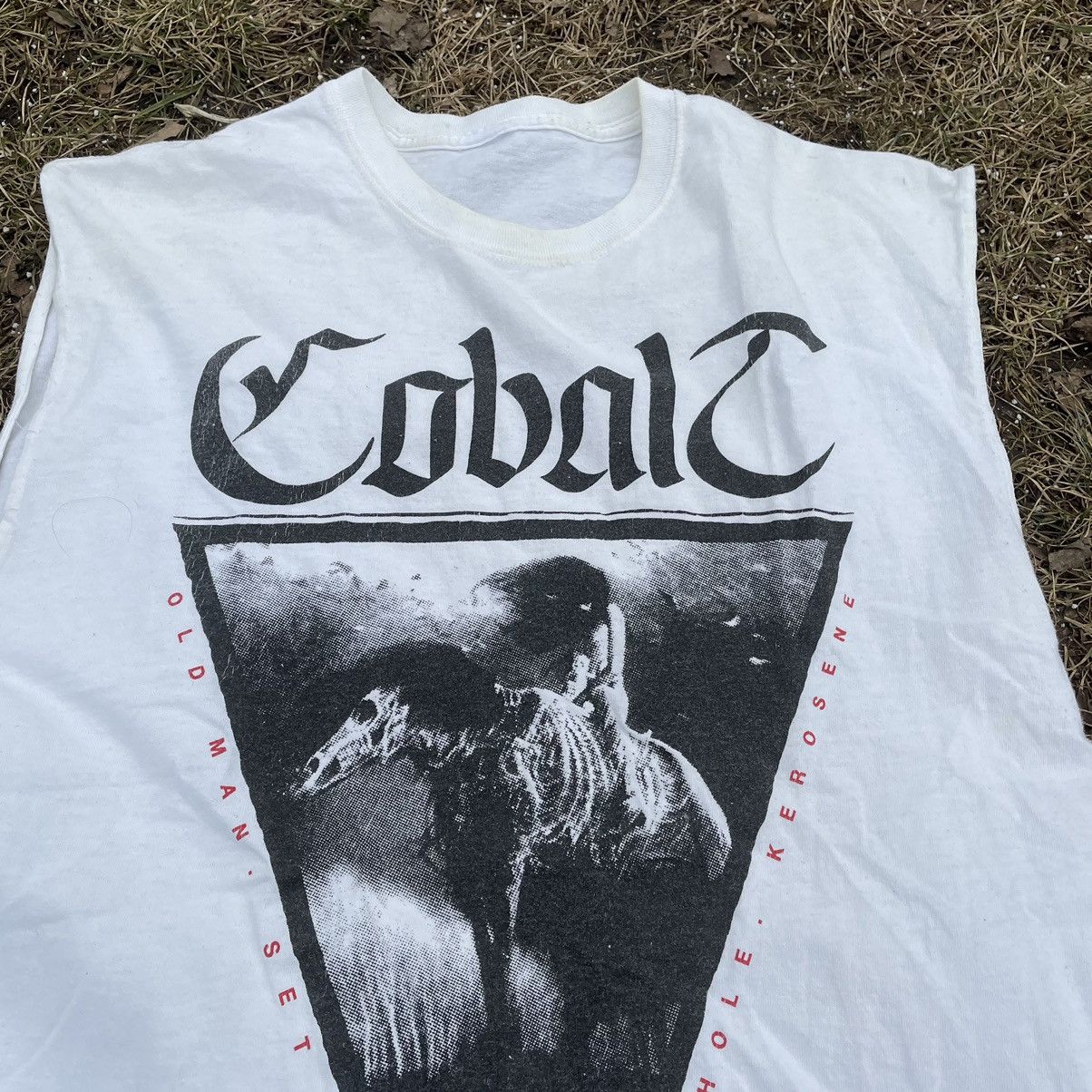 Vintage Vintage 90s Cobalt Band Graphic Tee Grunge Punk Slim Boxy L Size US L / EU 52-54 / 3 - 5 Thumbnail