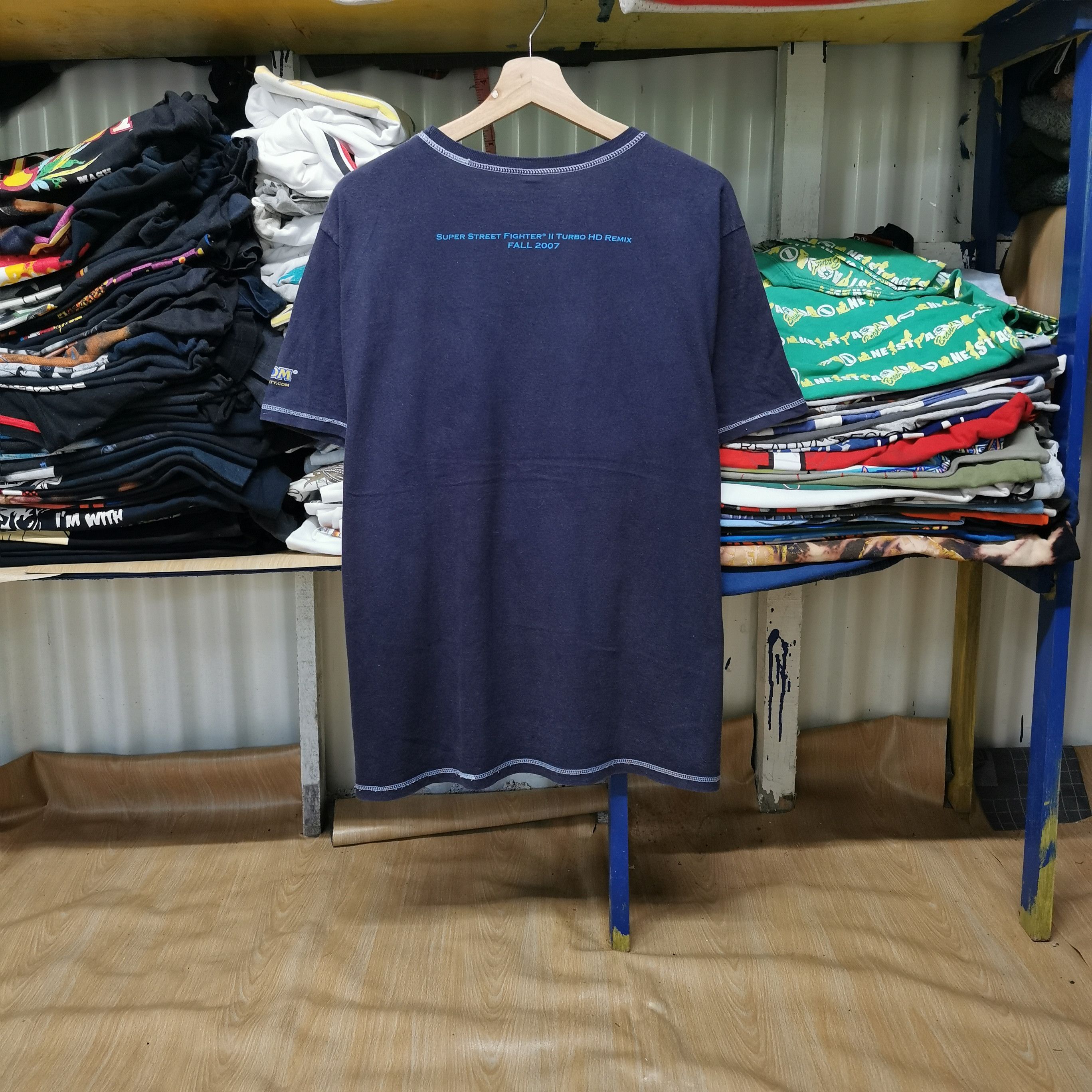 Japanese Brand × Playstation × Vintage Vintage Street Fighter Rare design tee Size US L / EU 52-54 / 3 - 6 Thumbnail